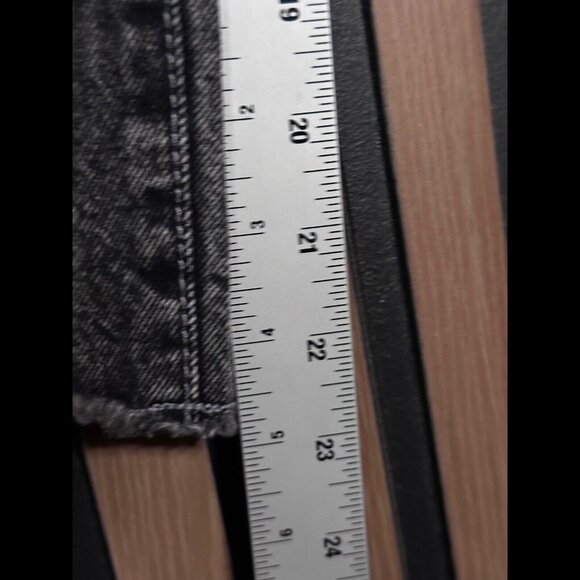 Laser Kitten x Forever 21 Overalls XS Girls Gray Charcoal Wash Rainbow Suspender - Picture 6 of 10